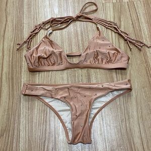 AMUSE SOCIETY Copper Stud Bikini